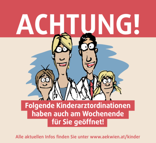 Kinderarztordinationen Wochenende offen